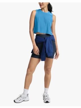 Beyond Yoga featherweight Crop Tank Top Malibu lagoon color